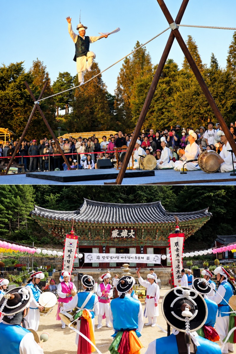 바우덕이 축제 공연 모습. /안성시