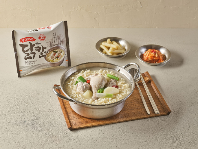 오뚜기의 동대문식 닭한마리 칼국수 연출컷. 사진=오뚜기