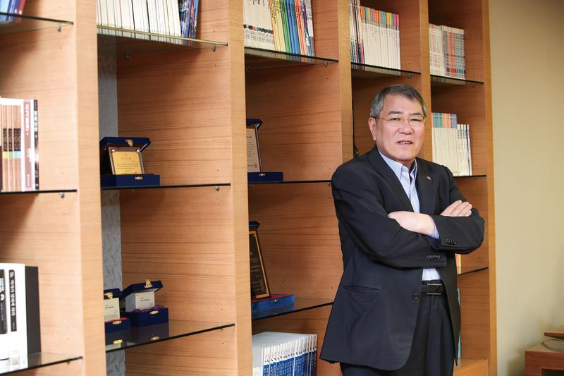 교원그룹 장평순 회장. 교원그룹 제공
