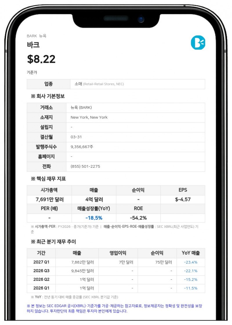 바크, 브라이언 도스티 회계책임자 사임…CFO 아냐 해밀이 겸임