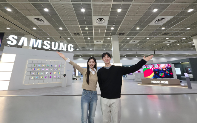 13일 서울 코엑스에서 개막한 'KES 2026(한국전자전)' 삼성전자관 전경. / 이미지 = 삼성전자