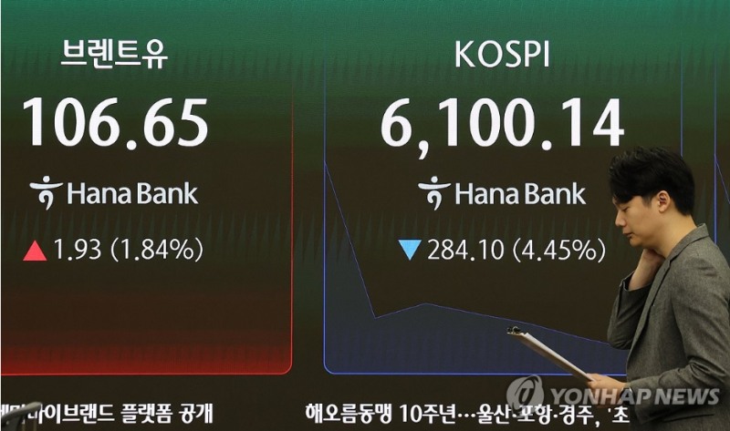 외국인이 13일 삼전닉스 두 종목에서 무려 3조7000억원 넘게 폭탄 매물을 쏟아낸 영향으로 코스피지수가 장중 6000선 밑으로 추락하기도 했다. 사진=연합뉴스