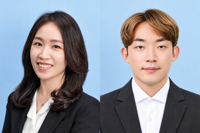 단국대 교수 연구팀. (왼쪽부터) 송지현 교수, 송유준 박사과정. (사진제공=단국대)