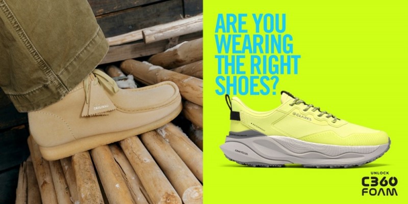 < 사진제공 : 클락스 코리아 – (왼쪽) ‘Clarks Originals’ / (오른쪽) ‘Clarks’ >