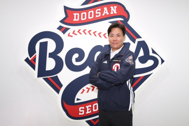 두산 베어스 신임 단장으로 선임된 정재훈 운영팀장 / 사진=두산 베어스 제공