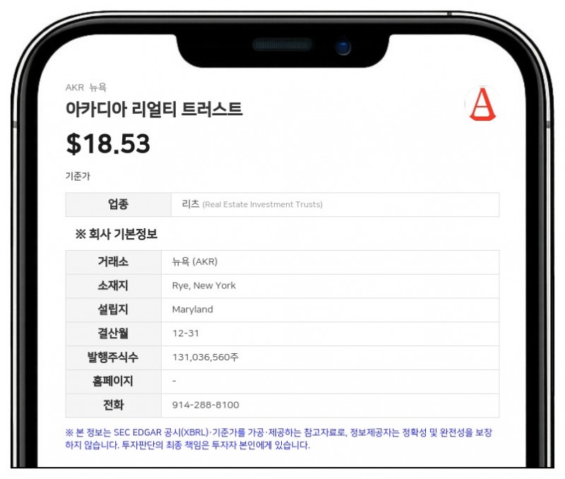 아카디아 리얼티 트러스트, 타마라 피셔 신규 이사 선임