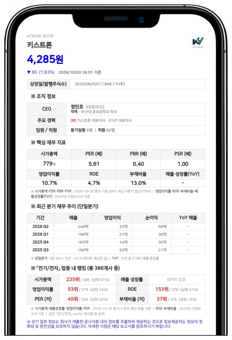 키스트론, 계열사 고려제강 주식 94억원에 처분 결정