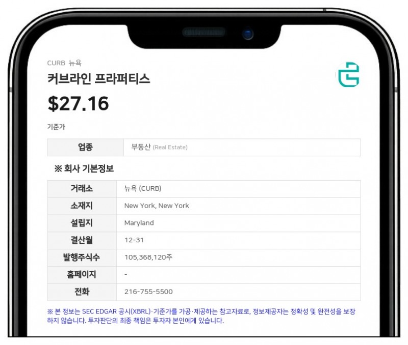 커브라인 프라퍼티스, 3분기 순이익 742만 6000달러로 감소…연간 Operating FFO 전망 상향
