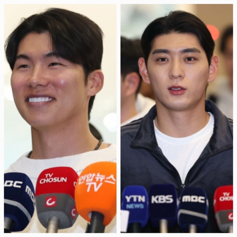 김혜성(왼쪽)과 이정후