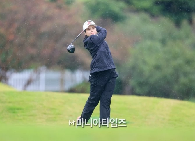LPGA 투어 BMW 레이디스 챔피언십 공동 2위 최혜진. /손진현 기자