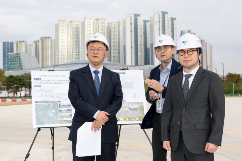 민경선 시장,K-UAM 킨텍스 버티포트 공사 추진상황 점검
