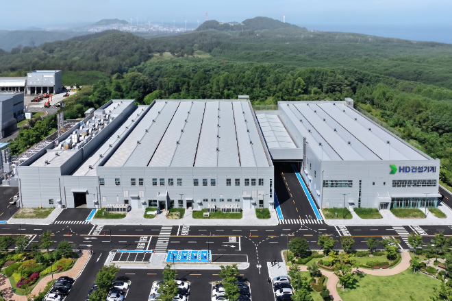 HD건설기계 군산 엔진 신공장 전경 사진= HD건설기계