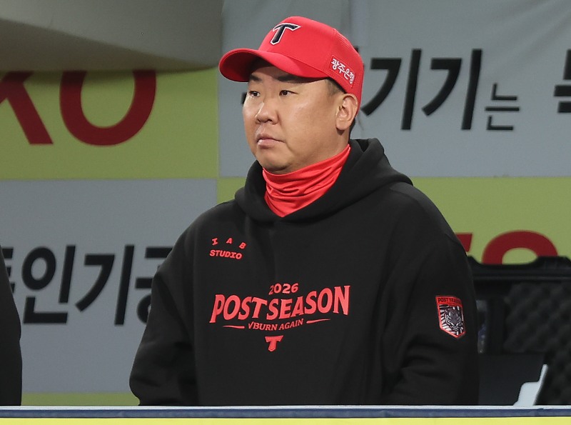 경기 지켜보는 KIA 이범호 감독. / 사진=연합뉴스