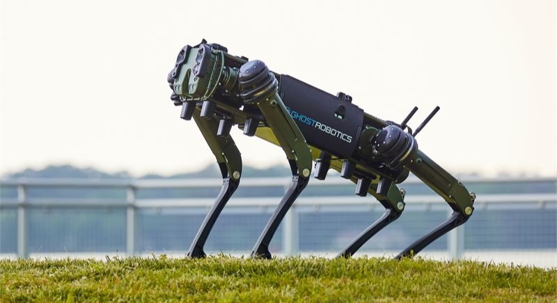 고스트로보틱스의 4족 보행 로봇 제품.(사진=서울모빌리티쇼 홈페이지)