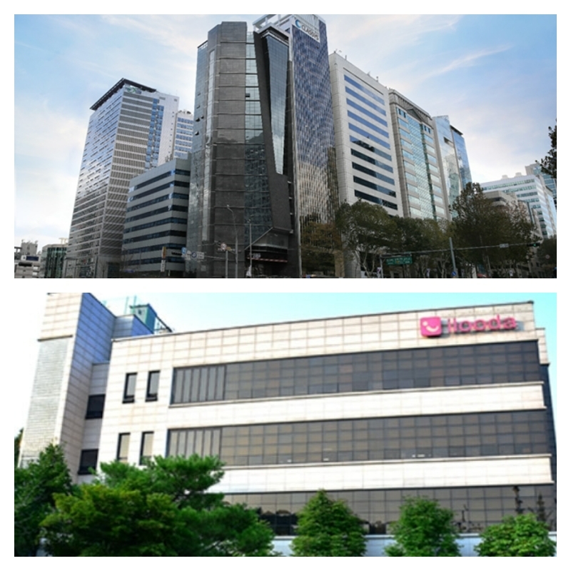 기업결합을 공시한 클래시스와 이루다 본사 전경 (사진=각사 제공)