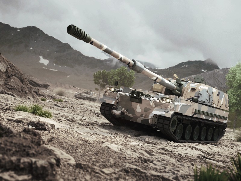 한화에어로스페이스의 K9 자주포.(사진=한화에어로스페이스)