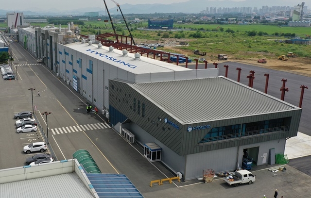 전주시에 위치한 효성첨단소재 탄소섬유 공장 전경(사진=효성)