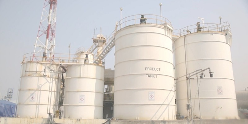 태경케미컬 액체탄산 가스 탱크.(사진=태경케미컬 제공)