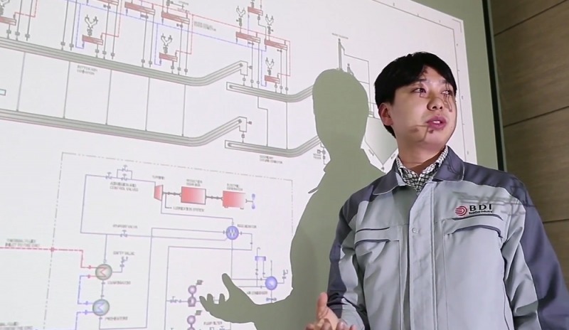 비디아이의 연구개발실 회의 모습.(사진=더넥스트뉴스)