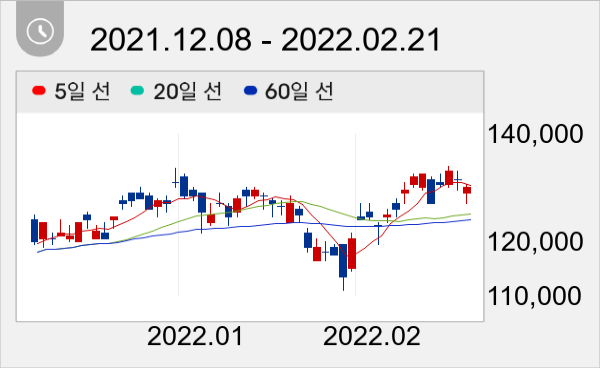 SK하이닉스 일봉 주가차트