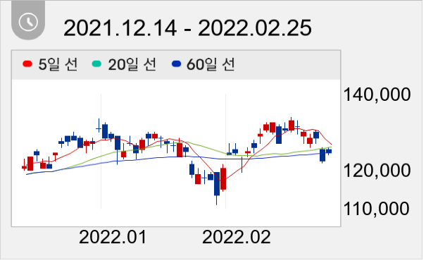 SK하이닉스 일봉 주가차트