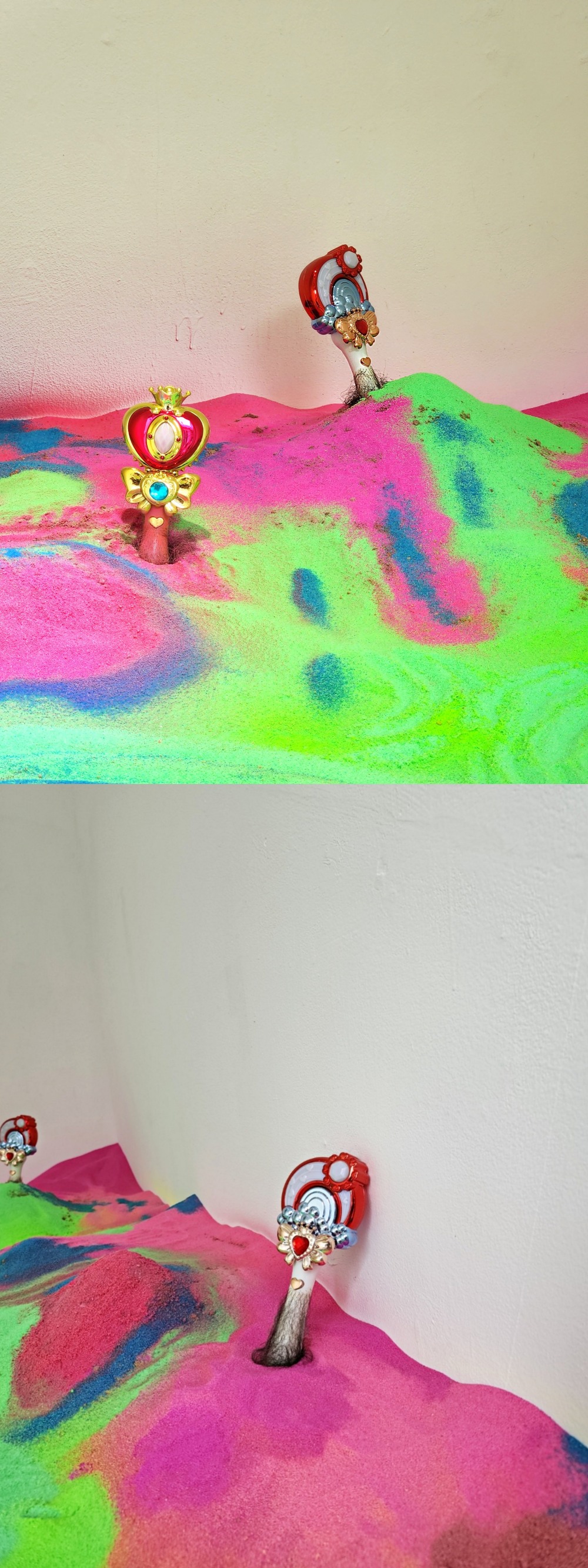 신진아 작가, 'Similar, but different' 2021,혼합매체, 가변크기 / 사진=Courtesy of artist, 룬트갤러리 Rund Gallery