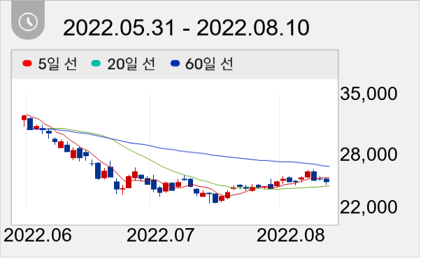 HMM 일봉 주가차트
