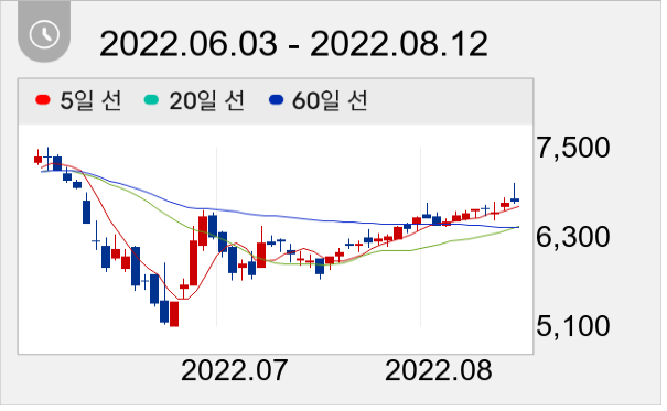 HRS 일봉 주가차트
