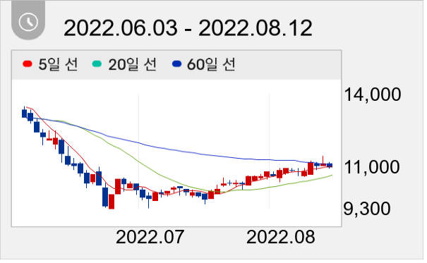 선진 일봉 주가차트