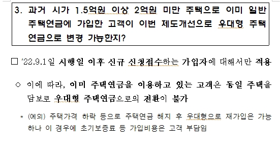 주금공, 다음달부터 우대형 주택연금 대상 주택 시가 2억 미만으로 상향