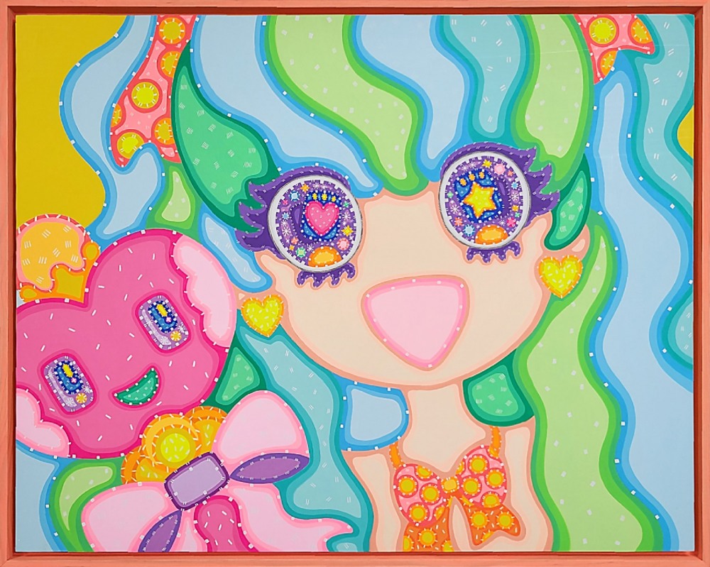 사진=wonderland-너를 믿어!, 90.9x72.7cm, acrylic on canvas(2022)