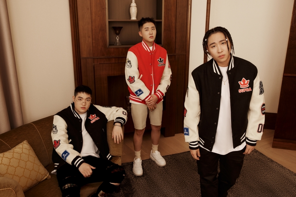 수프라, 힙합그룹 ‘호미들’과 손잡고 신제품 ‘VAIDER X’ 화보 및 컬래버 음원 공개