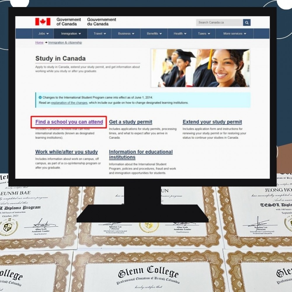 단기 테솔 자격증 합격생 모두… “캐나다 DLI NO를 발급 받았다”