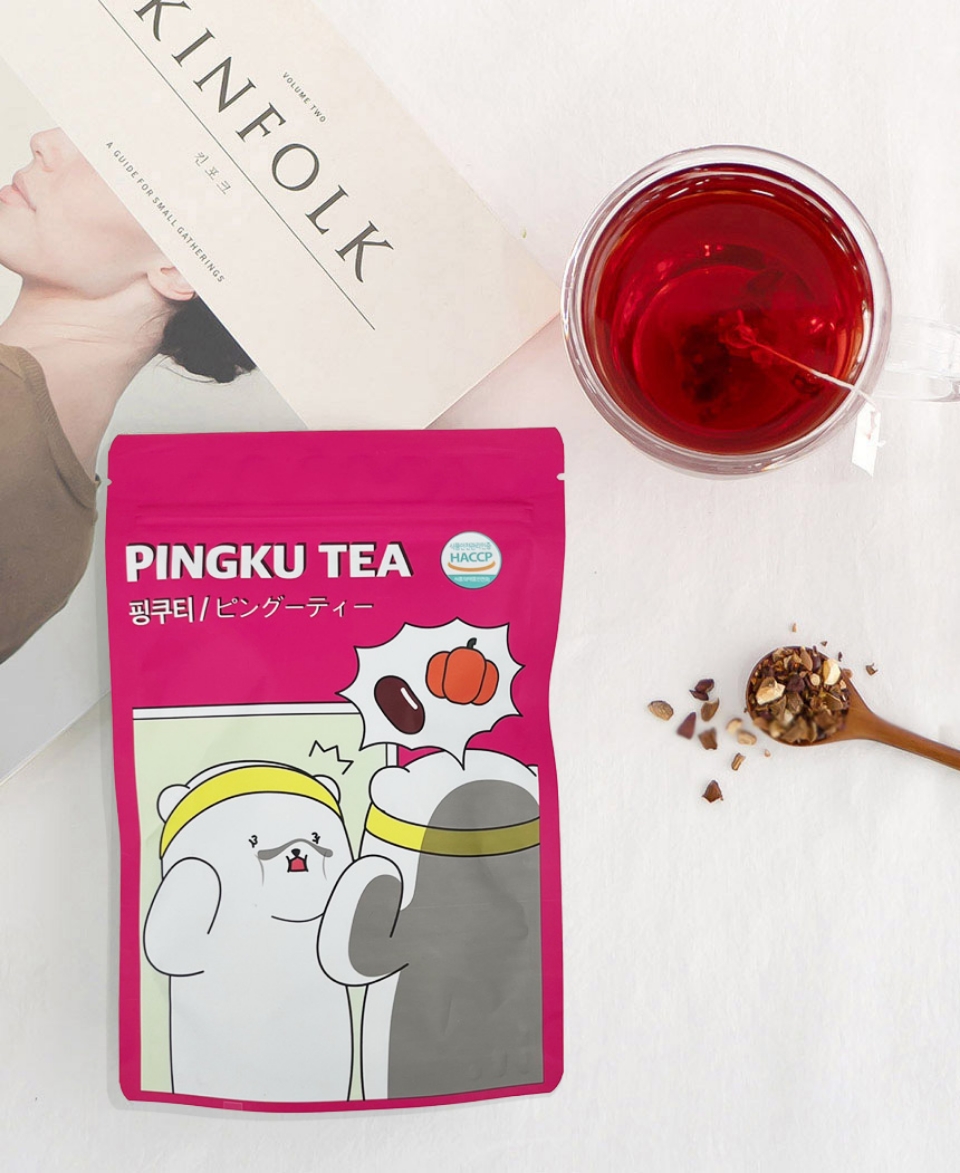 핑쿠티, 호박팥차 리뉴얼 패키지 출시