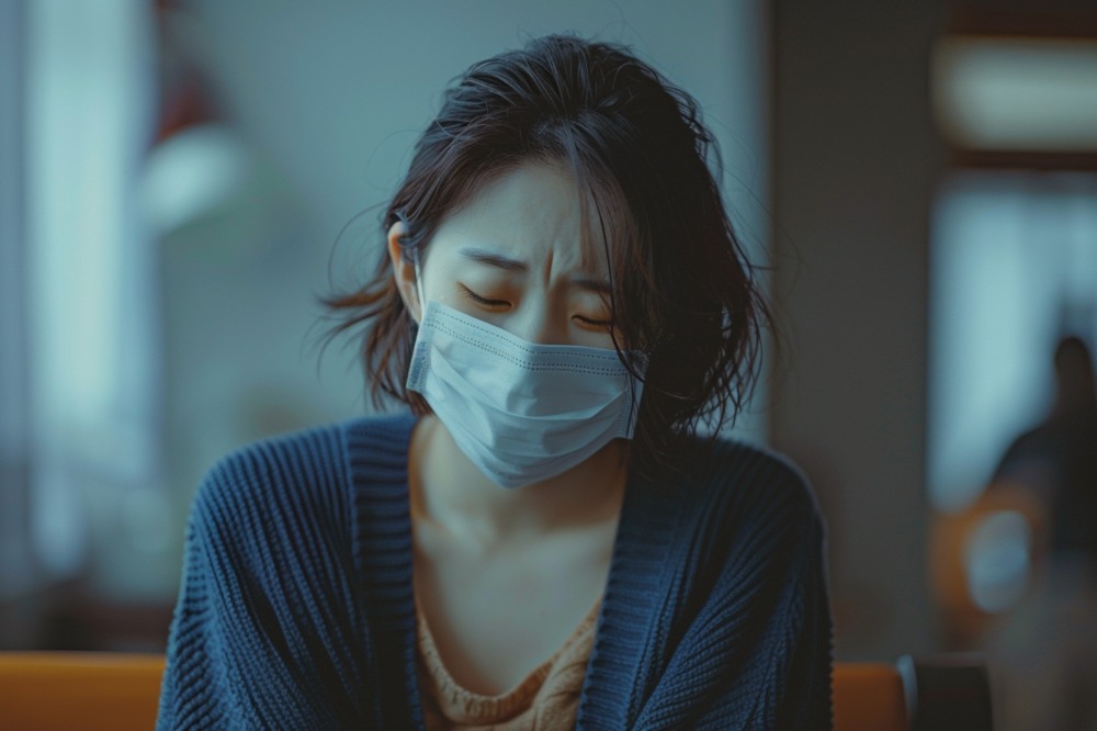 심한 기침 증상을 동반하는 것이 특징인 백일해는‘100일 동안이나 기침이 떨어지지 않는다’는 의미를 내포하고 있다. / 이미지 생성 : 미드저니 (by rido)