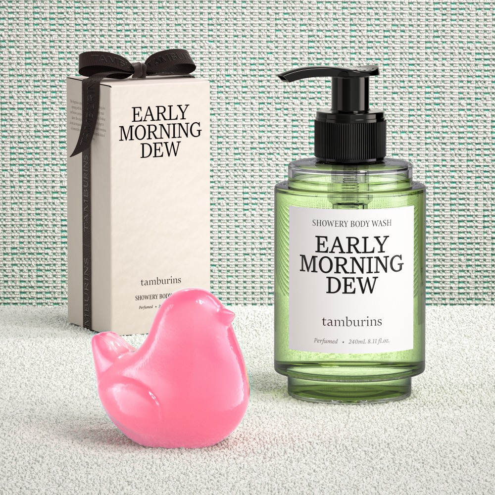 탬버린즈, 신제품 ‘샤워리바디워시 얼리모닝듀’ 구매 시 ‘샤워리 말랑솝 버드 얼리모닝듀’ 증정