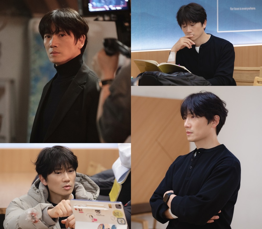 ‘커넥션’ 지성, 촬영 현장 비하인드 컷 공개…마약에 중독된 에이스 형사로 압도적 열연