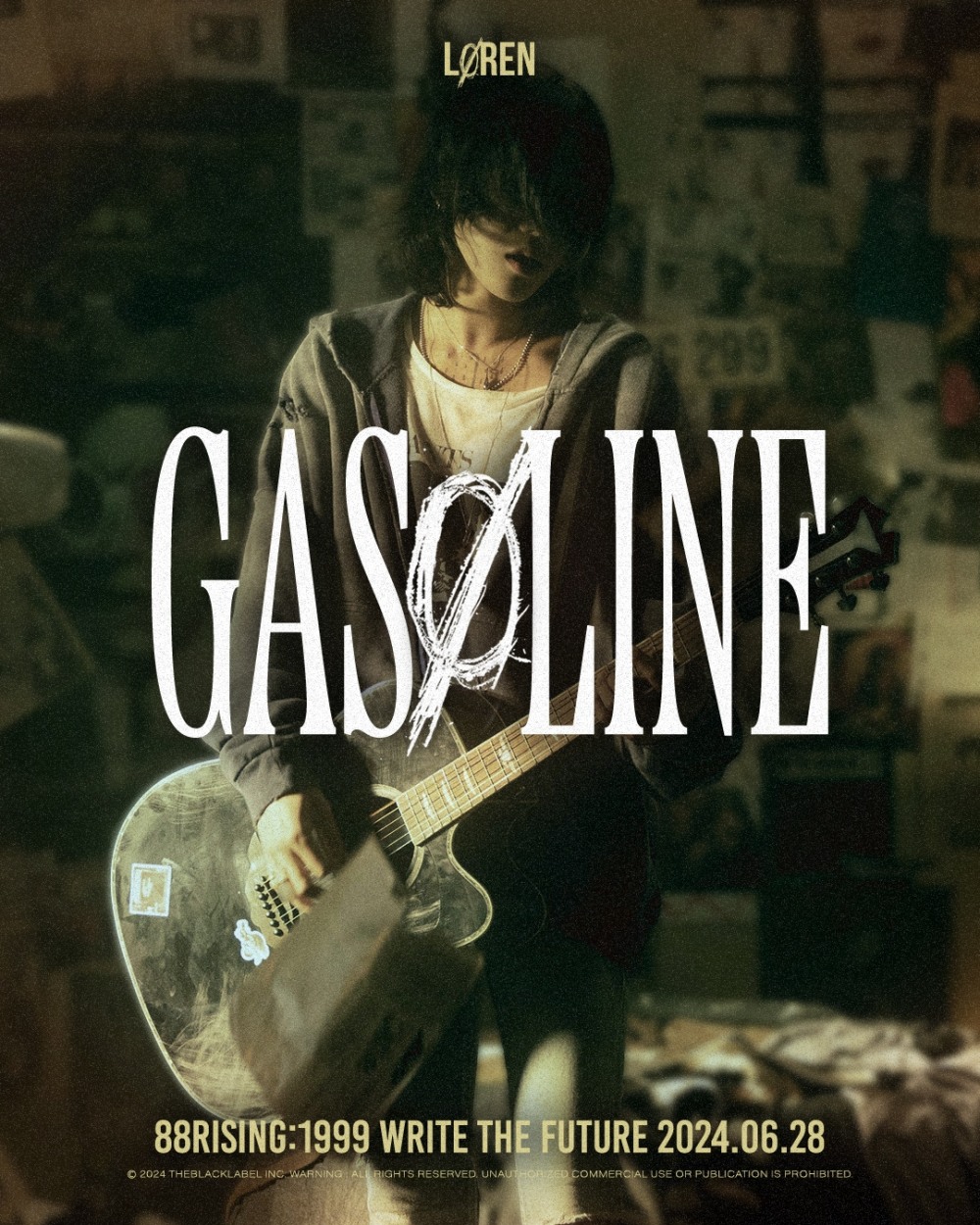 LØREN(로렌), 28일 영어 싱글 'Gasoline'(가솔린) 음원+뮤직비디오 공개…짜릿한 펑크 록의 재해석