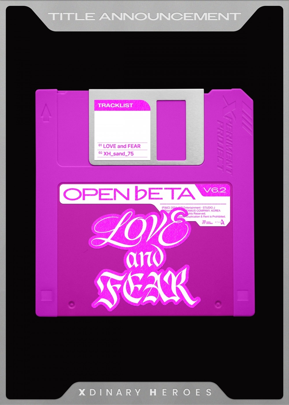 엑스디너리 히어로즈, 1개월 만에 새 디지털 싱글 발표…신곡명은 'LOVE and FEAR'