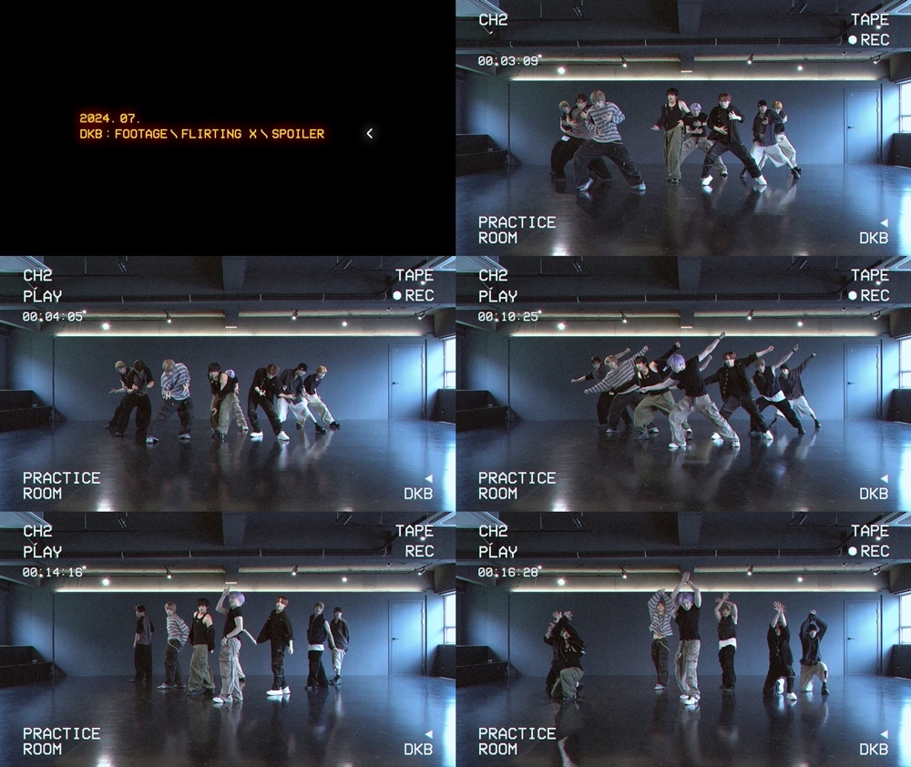 다크비, 신곡 'Flirting X' 퍼포먼스 일부 공개…'풀파워+칼각' 군무로 플러팅