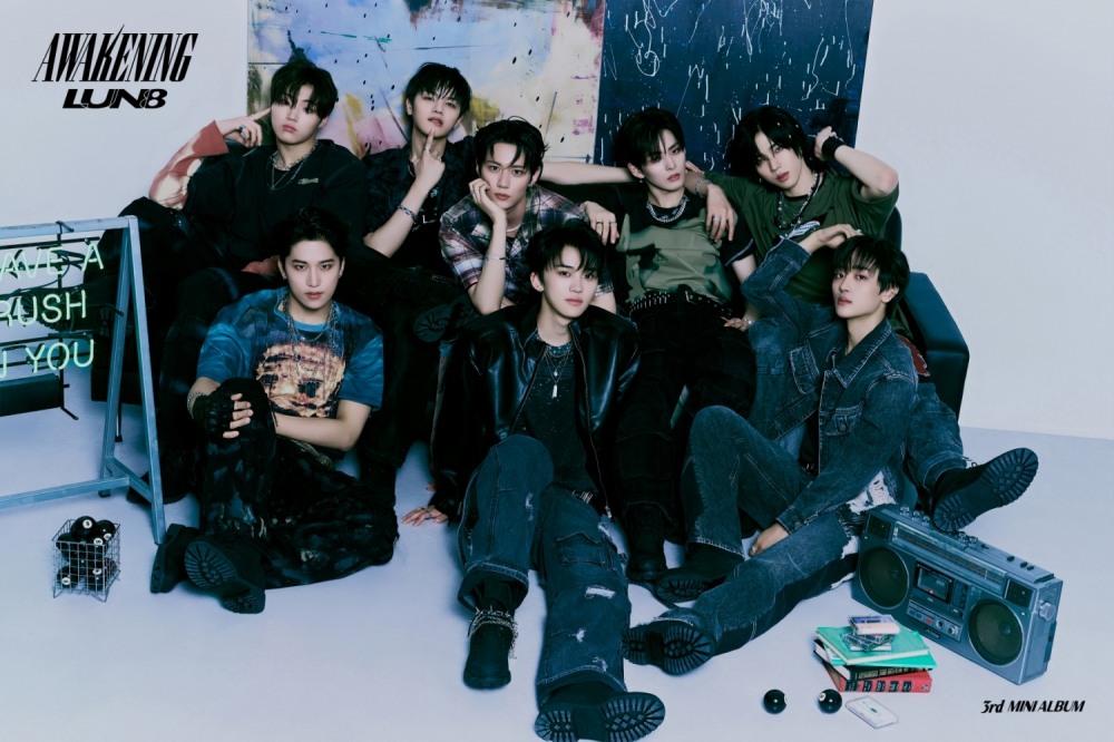 루네이트, 미니 3집 힙 콘셉트로 비주얼 방점 찍었다…완전체 포토 첫 공개