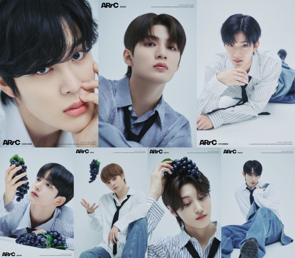 아크, 첫 EP 'AR^C' 포토 드롭 추가 공개…'힙↔청량' 넘나드는 매력