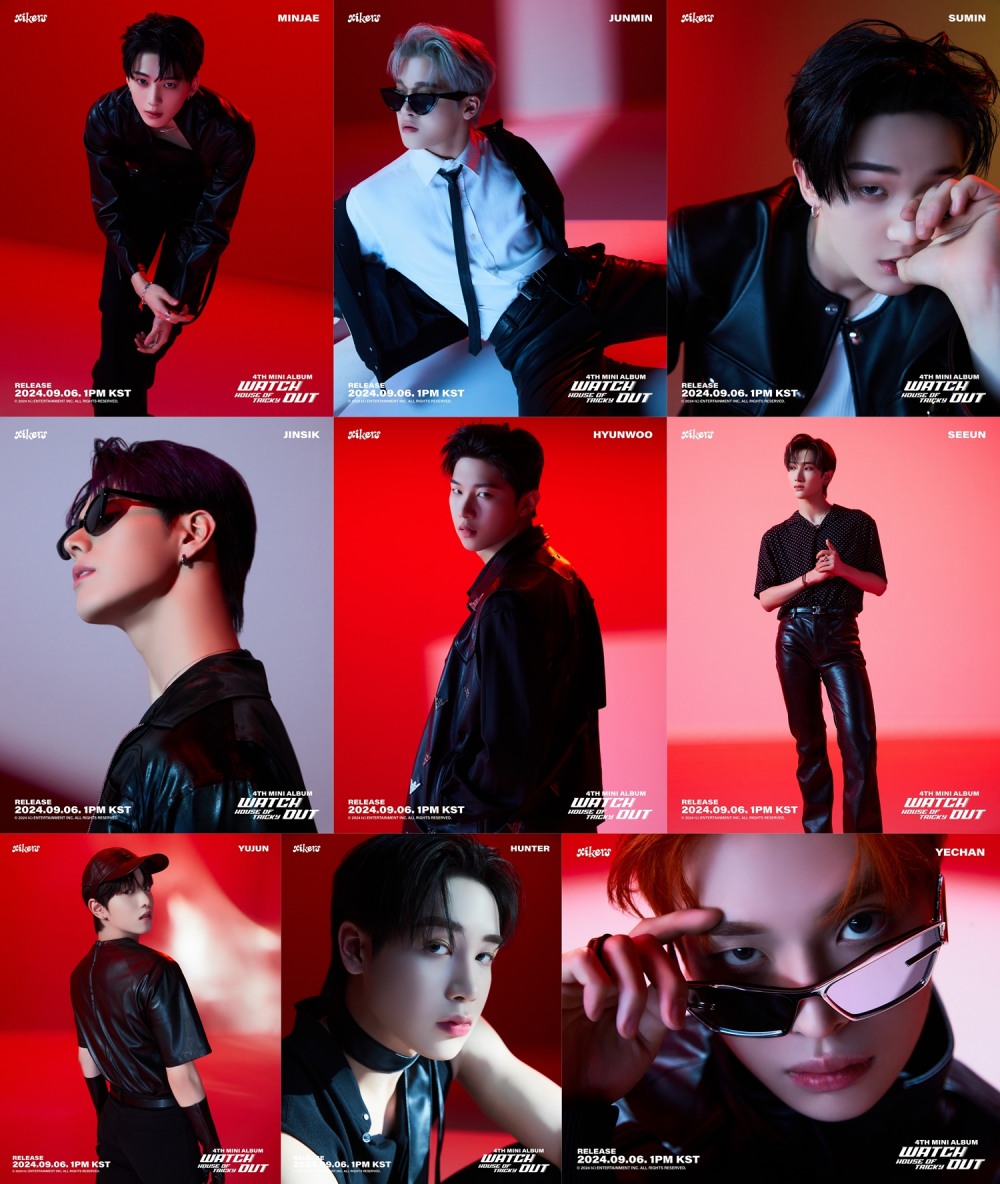 싸이커스, 강렬함 그 자체…미니 4집 ‘레드+블랙’ 콘셉트 포스터 공개