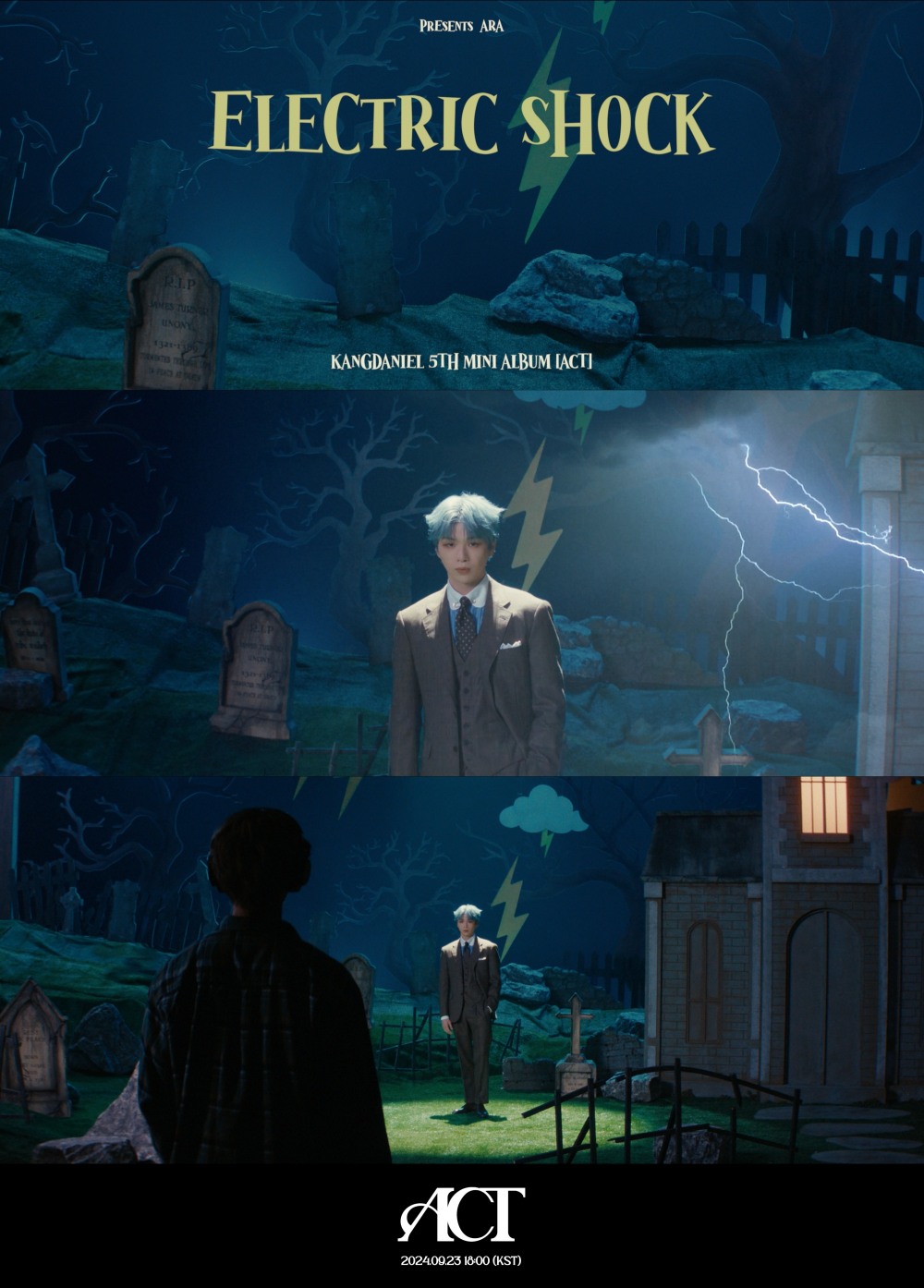 강다니엘, ‘일렉트릭 쇼크’ 뮤직비디오 프리뷰 공개…독특한 ‘설정+분위기’ 본편 호기심 자극