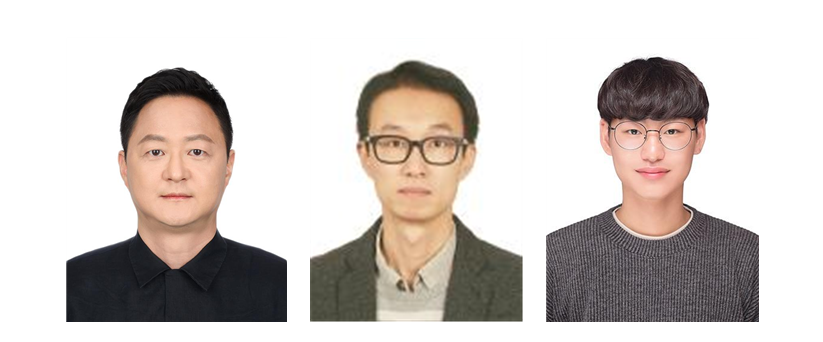 (왼쪽부터) 뇌인지과학과 백세범 교수, 이상완 교수, 천정환 석사과정