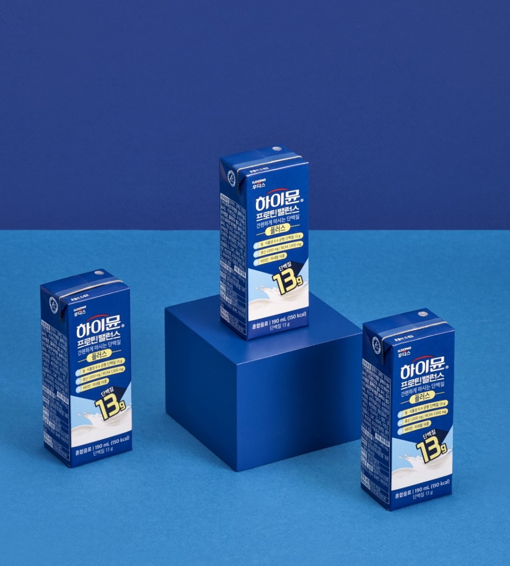 ▲일동후디스, 고단백 저지방 ‘하이뮨 프로틴 밸런스 음료 플러스’ 출시