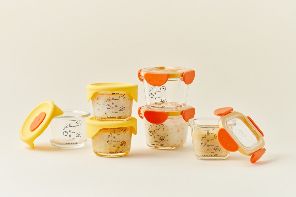 잼먹, 글로벌 생활용품기업 락앤락과 콜라보한 이유식 용기 런칭 준비완료