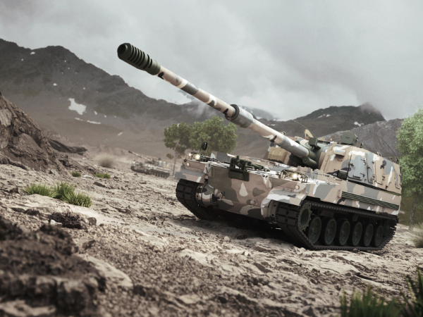 한화에어로스페이스의 K9 자주퐆.(사진=한화에어로스페이스)