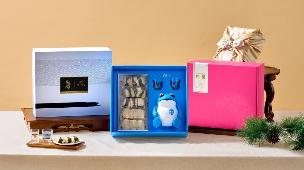 진로 x 경기떡집 설 선물세트 3종 이미지
