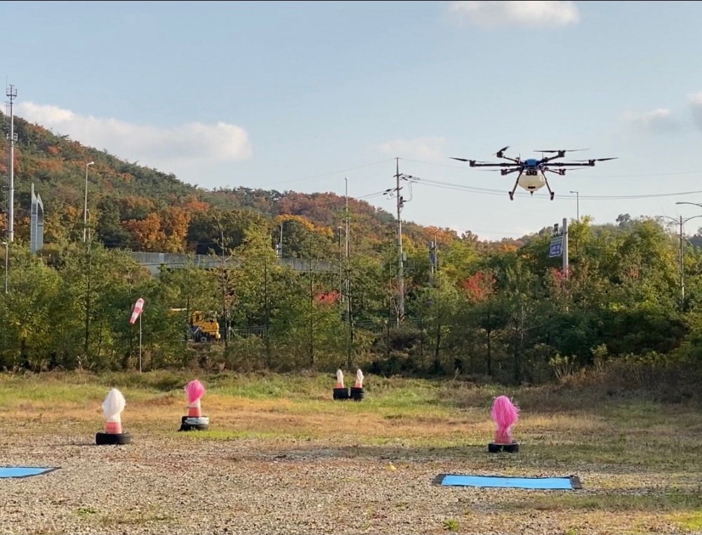 드론으로 산불 감시